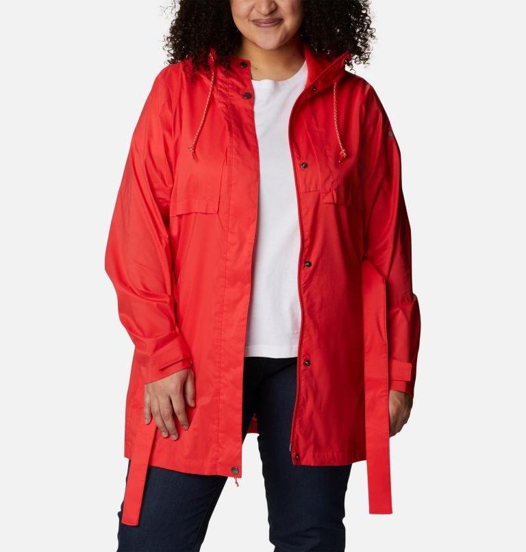 Jachete De Ploaie Columbia Pardon My Trench Dama Rosii | Plus Size BDA7SM0Z1